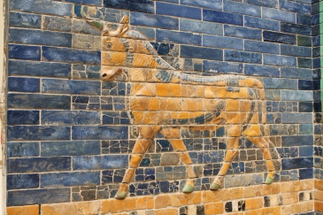 Artwork on the Ishtar gate